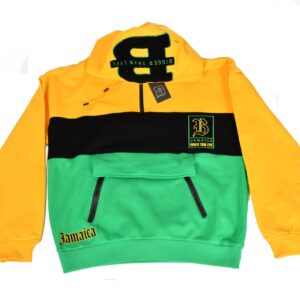 Bigger Than Lyfe Hoodie Yellow, Black and Green